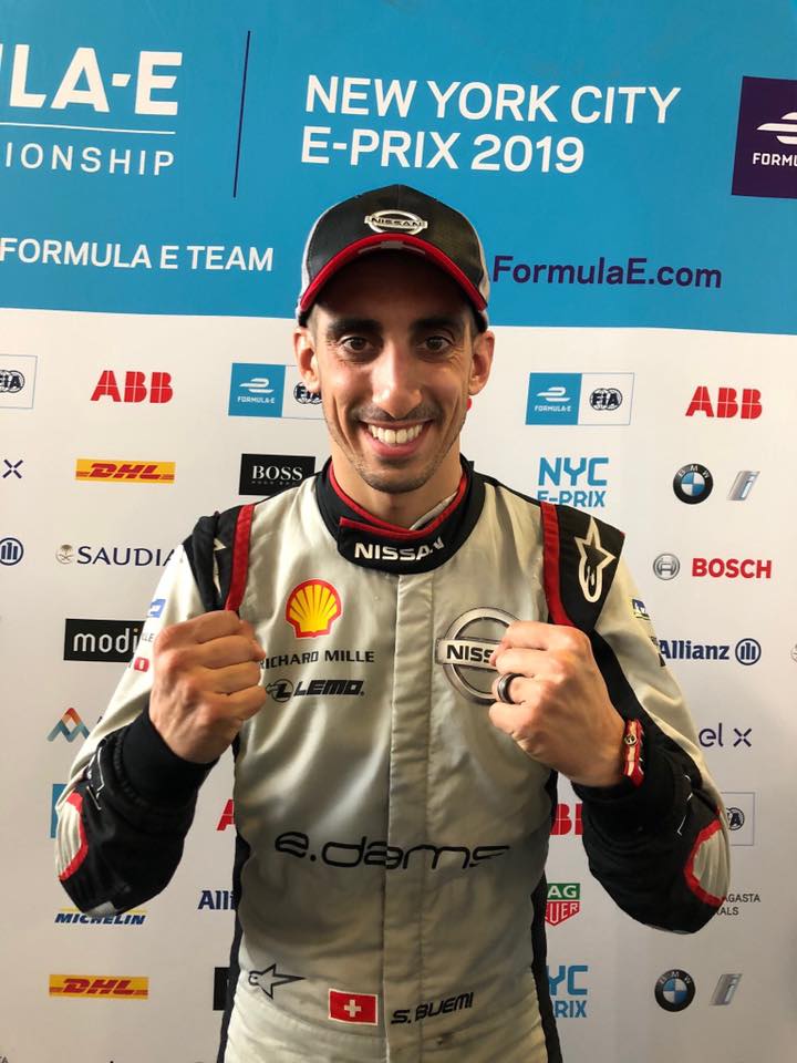 Formule E: Sébastien Buemi retrouve le chemin de la victoire à New York